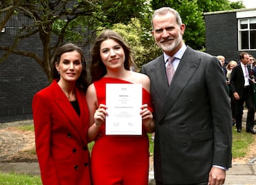 La infanta Sofía se gradúa en Gales: comparte emoción y orgullo junto a los reyes de España. FOTOS