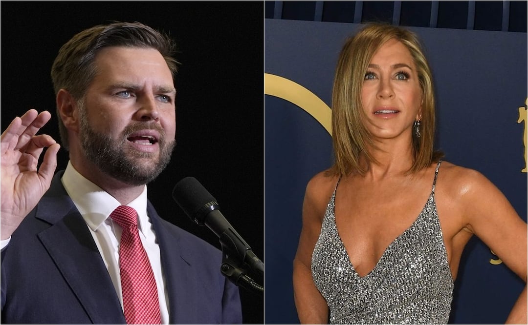 Jennifer Aniston y otras celebridades critican al vicepresidente de Trump por comentarios sobre "solteronas". Foto Agencias