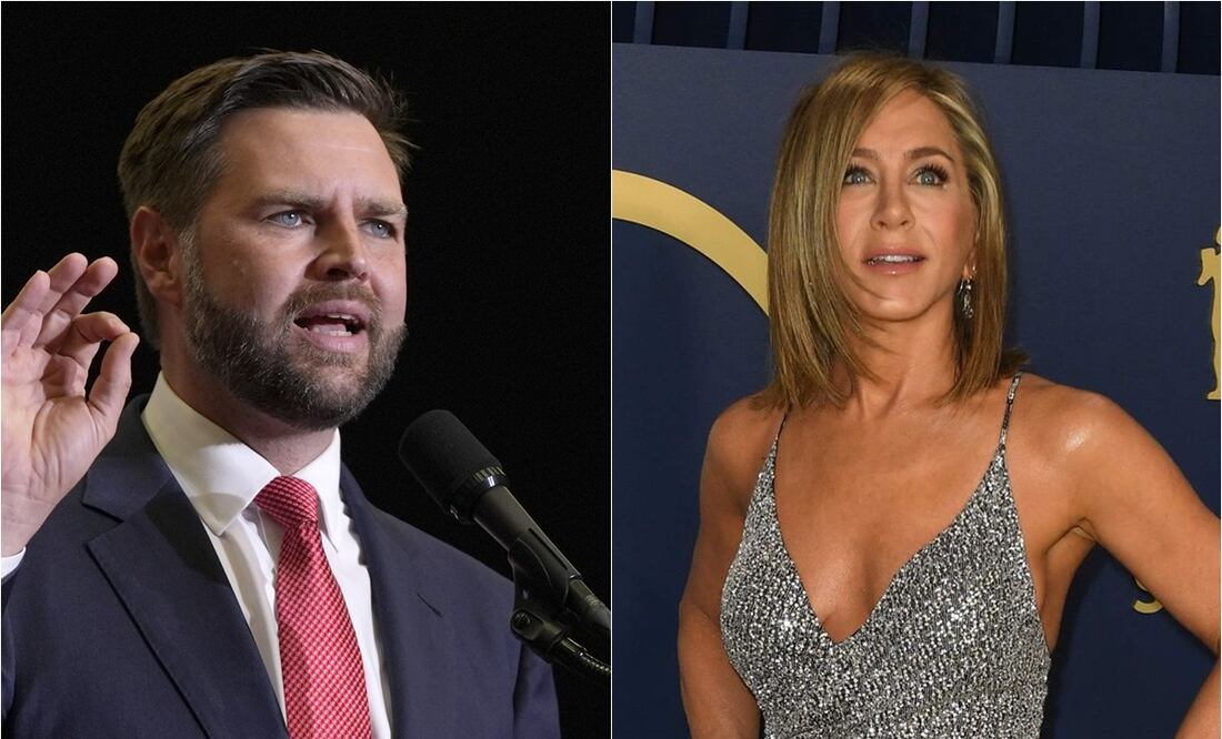 Jennifer Aniston y otras celebridades critican al vicepresidente de Trump por comentarios sobre "solteronas". Foto Agencias