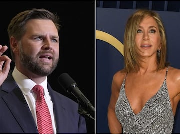 Jennifer Aniston y otras celebridades critican al vicepresidente de Trump por comentarios sobre "solteronas"