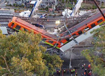 Los devastadores videos del desplome y testimonios en línea 12 del metro