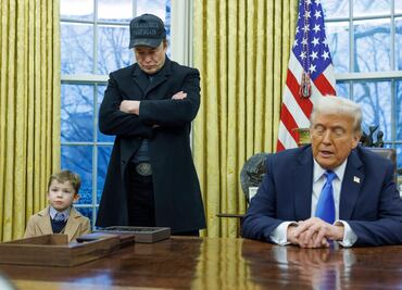 Trump niega querer destruir las empresas de Elon Musk: "Quiero que prosperen como nunca"