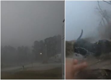 “Bendecidos de estar vivos”; pareja logra escapar de devastador tornado en Texas