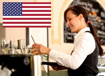 ¿Cuánto gana un mesero en Estados Unidos y dónde hay más trabajo?