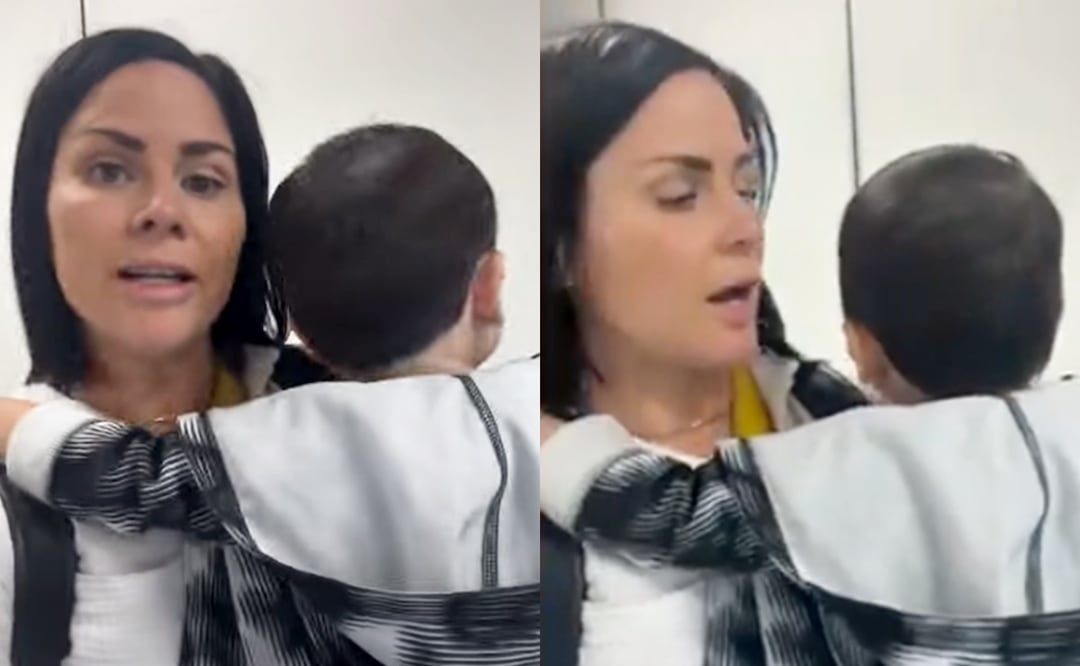 Mujer confunde el pronombre de una azafata y es expulsada del vuelo con su bebé. Foto: Captura Instagram
