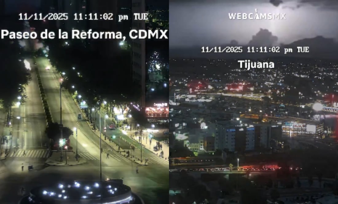 ¿Qué pasó en México el 11/11, a las 11:11 p. m.? Fenómeno inexplicable se repite en Puebla, Guadalajara y Tijuana. Foto: X