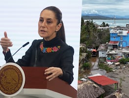 Claudia Sheinbaum visitará zonas devastadas por el huracán Erick