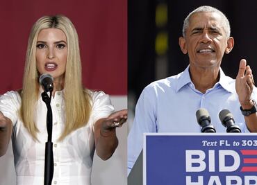 Obama e Ivanka, armas de Biden y Trump para captar votos