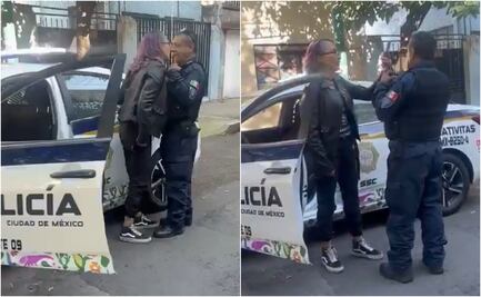 “¡Quítate, qué wey…!”: Lady Patadas agrede a policía en CDMX y el video se vuelve viral