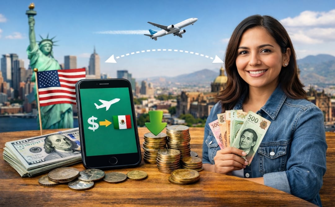 Enviar dinero de Estados Unidos a México: el truco para pagar menos comisiones en 2026. Foto: Especial