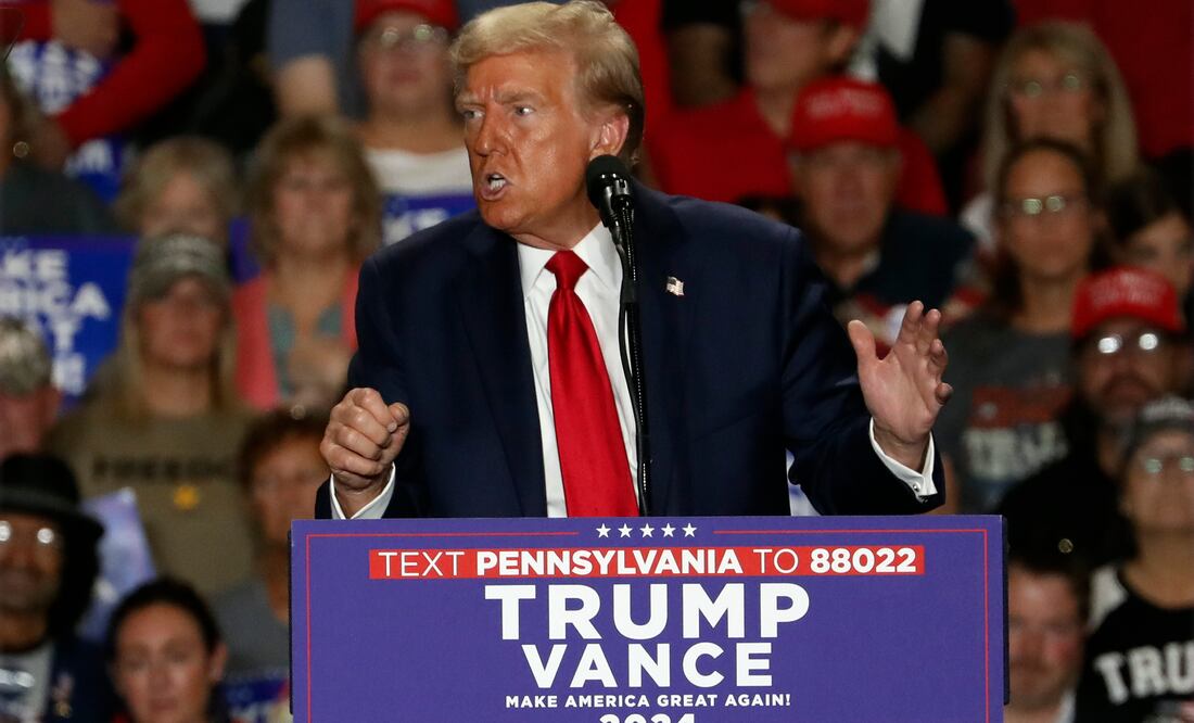 Discurso de Donald Trump sobre el "enemigo interno" da giro preocupante. ¿Qué dijo? Foto: AP