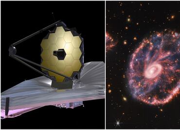 Nueva imagen del telescopio James Webb: el caos de la galaxia Rueda de carro