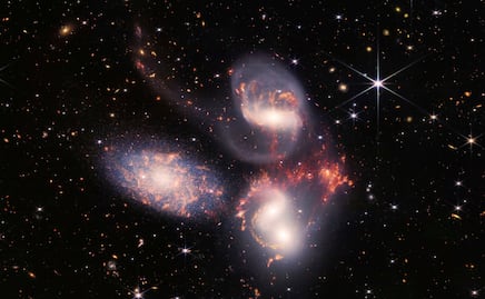 Telescopio James Webb  revela 7 galaxias a solo 650 millones de años después del Big Bang