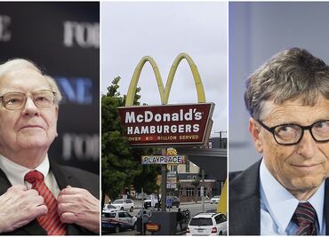 El día en que Bill Gates y Warren Buffett comieron en McDonald’s y pagaron con cupones