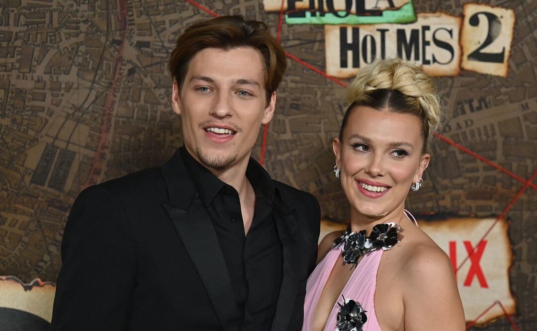 Millie Bobby Brown se comprometió con el hijo de Jon Bon Jovi. Foto: AFP