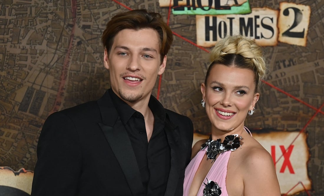 Millie Bobby Brown se comprometió con el hijo de Jon Bon Jovi. Foto: AFP