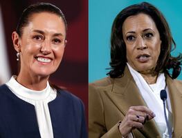 Claudia Sheinbaum y Kamala Harris hablan sobre migración entre México y Estados Unidos