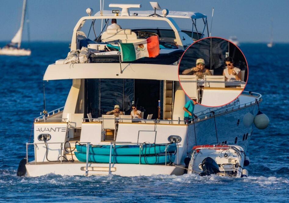 Los fotos de Ángela Aguilar y Nodal en lujoso yate en medio de rumores de embarazo. Foto: The Grosby Group