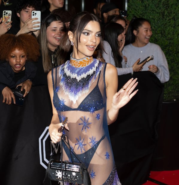 Emily Ratajkowski. Foto: Credit: John Garry/Alamy Live News vía Grosby Group