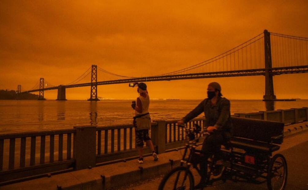 El cielo naranja "apocalíptico" que cubre a San Francisco 