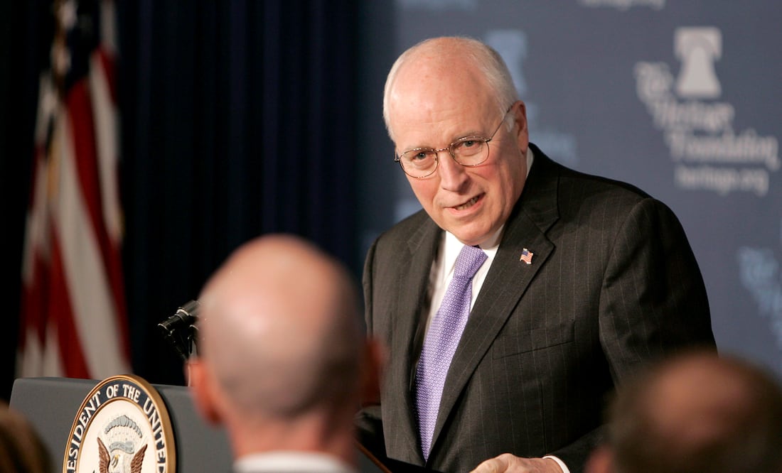 Muere Dick Cheney, rival político de Trump; la Casa Blanca ondea bandera a media asta Foto: EFE/ Matthew Cavanaugh ARCHIVO