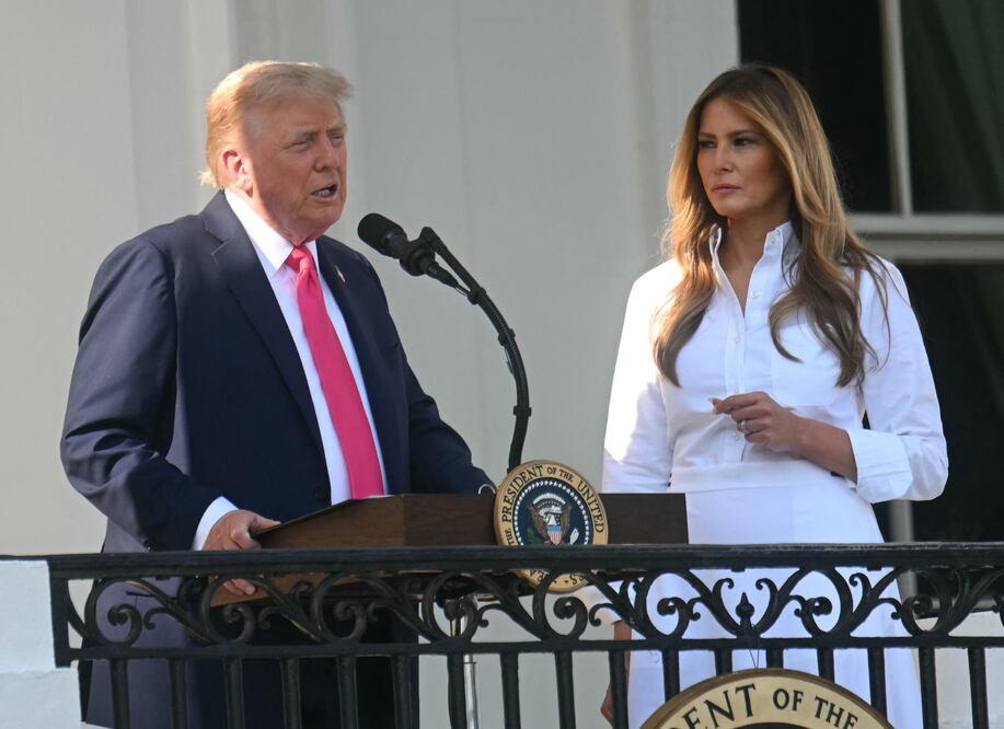 Melania, la “amenaza” para Rusia: “Trump debería comprarle zapatos, no misiles a Ucrania”. Foto: AFP