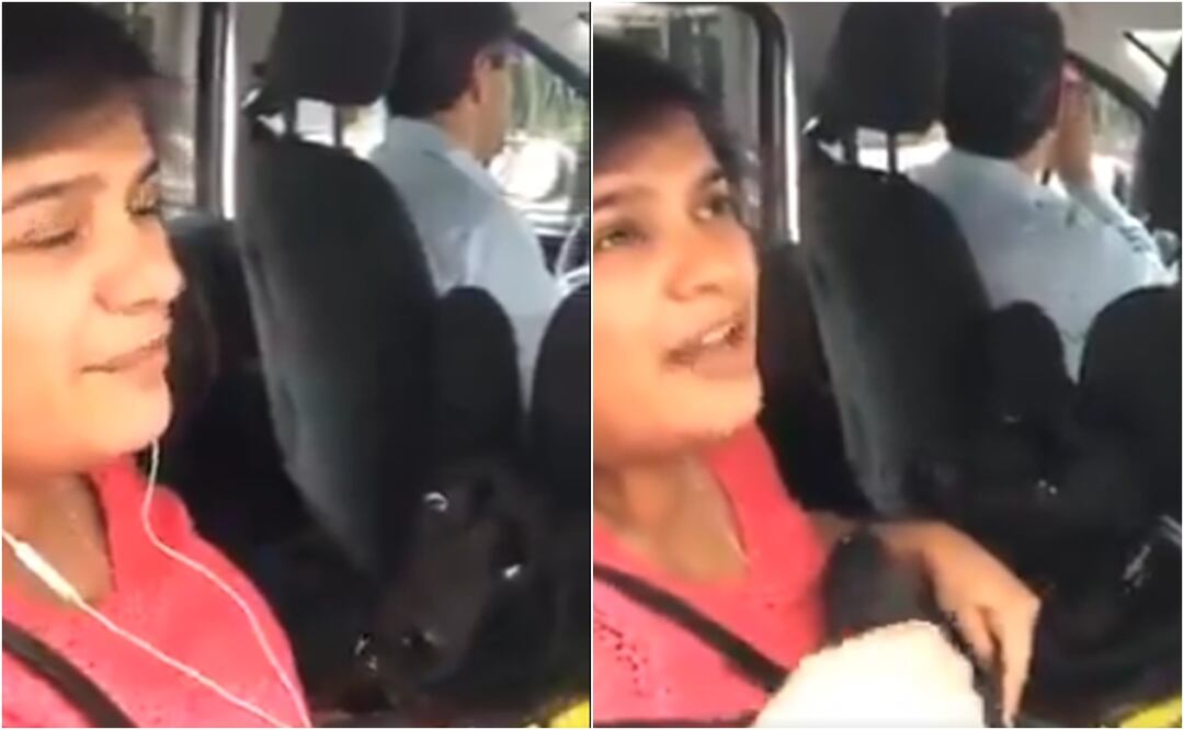 Mujer exhibe a chofer de Uber que se negó a llevarla junto a su perro guía, Foto: Captura de pantalla / X