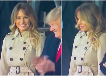 Video. Melania Trump reaparece y hace nuevo desplante a Donald Trump