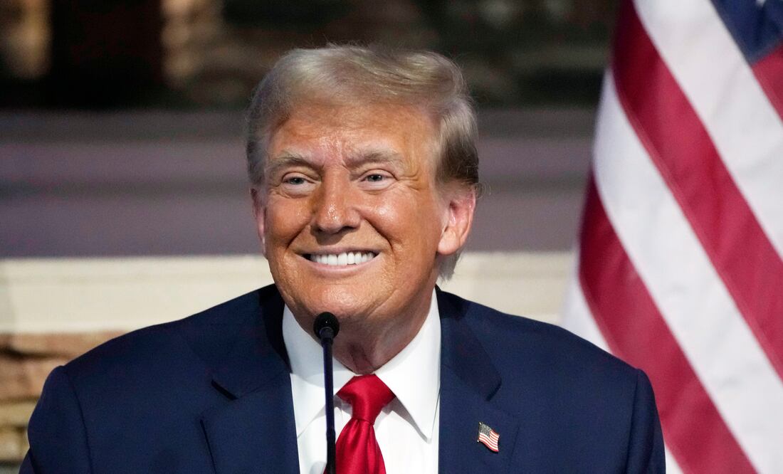 Trump intenta acortar su distancia en las encuestas con Harris rumbo a las elecciones presidenciales de EU. (AP Photo/Carlos Osorio, File)