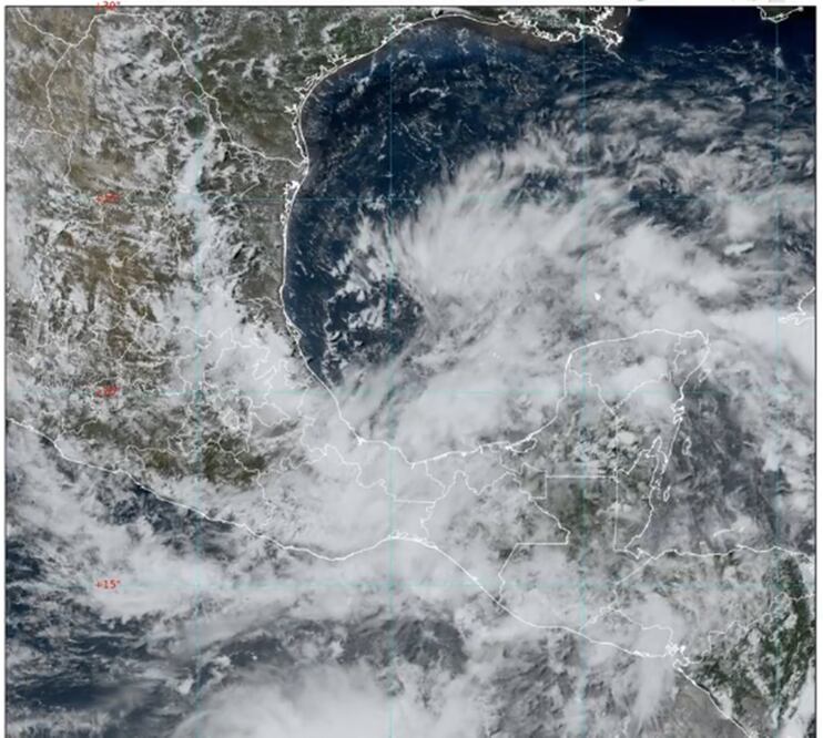 Nuevo ciclón amenaza el sureste de México tras el paso de la tormenta tropical Alberto. Foto conagua_clima
