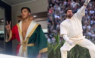 Él es Emiliano Vargas, el boxeador mexicano que hizo historia junto a Bad Bunny en el medio tiempo