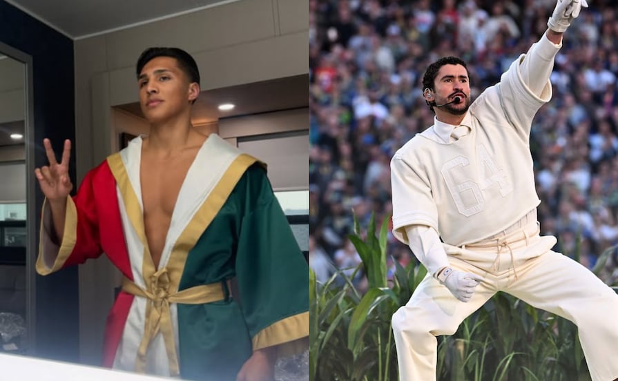 Él es Emiliano Vargas, el boxeador mexicano que hizo historia junto a Bad Bunny en el medio tiempo