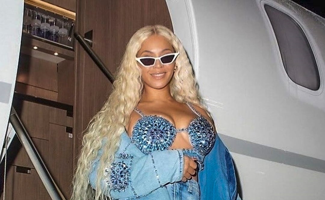 Beyoncé deja su bikini de hilo a la vista con vestido transparente y eleva la temperatura. Foto: The Grosby Group