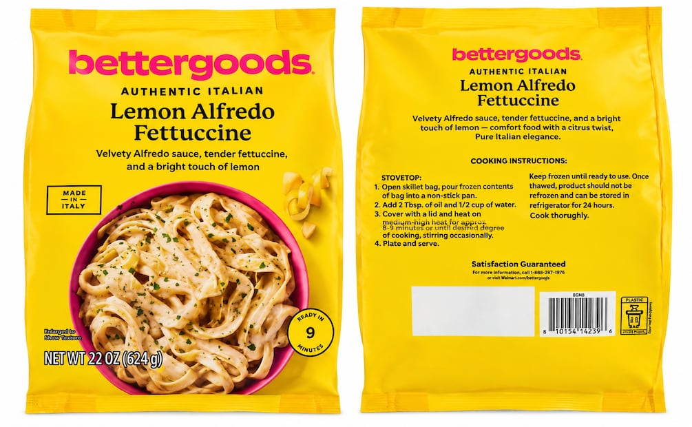 Walmart retira pasta Alfredo por posible Listeria: revisa estos lotes antes de comerla. Foto https://www.fda.gov/