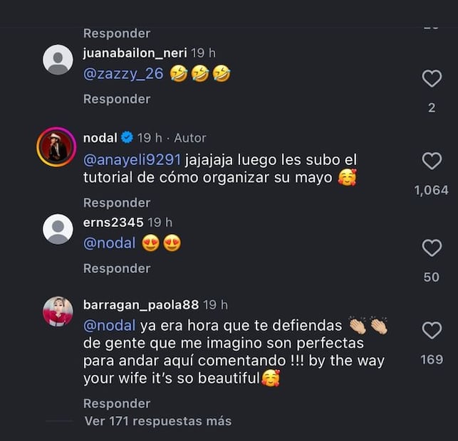 Nodal responde a críticas por “enamorarse a los 15 días” luego casarse: “Les subo tutorial para organizar su mayo”, dice. Foto: Instagram