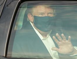 Trump, a la espera de alta hospitalaria, lanza tuits sobre elecciones