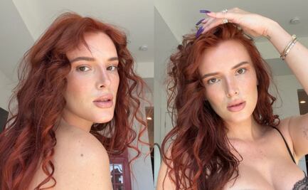 Bella Thorne arrasa el internet con lencería traslúcida tras cambio de imagen 