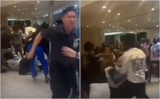 ¡Pelea en alta mar! Pasajeros arman una trifulca por unas tiras de pollo