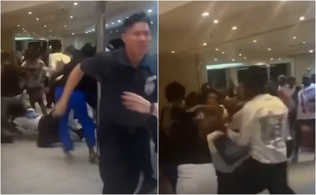 ¡Pelea en alta mar! Pasajeros arman una trifulca por unas tiras de pollo. Foto: Captura de video / X