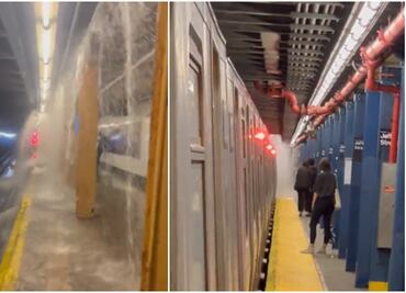 Tormentas en Nueva York dejan severas inundaciones en el metro y calles principales