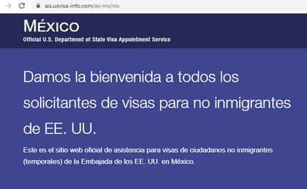 Páginas oficiales donde debes tramitar la visa de Estados Unidos