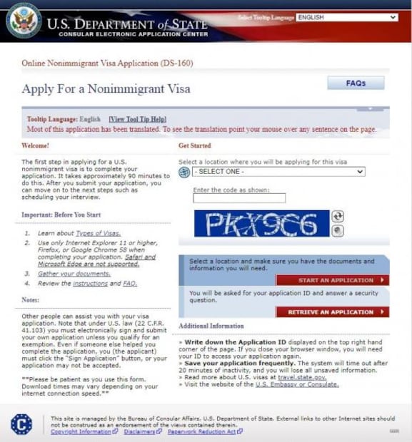 Solicitud DS-160 para visa americana: ¿cómo llenarla, dónde está, tiene costo?
