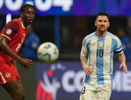 Bombito recibe insultos racistas tras fuerte entrada a Messi en la Copa América. VIDEO