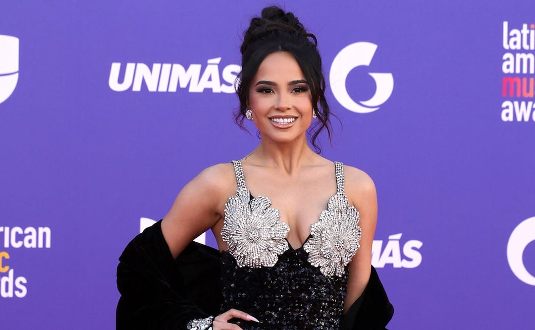Becky G brilla en la gala de los Latin American Music Awards. Foto: AFP