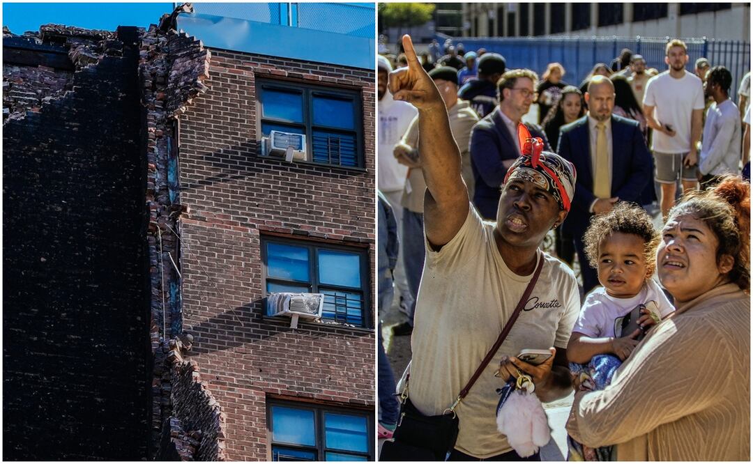Así fue la explosión que estremeció un edificio de 20 pisos en El Bronx, Nueva York. VIDEO. Fotos AP