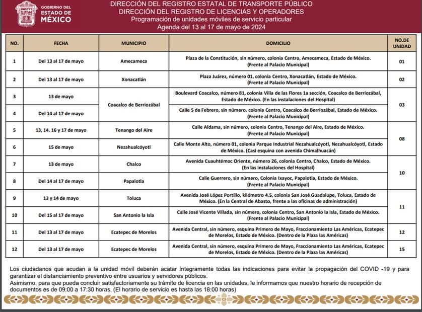Licencia de conducir en Estado de México. Precios,  cómo tramitarla y módulos para Mayo 2024
