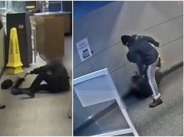 Video. Golpean brutalmente a cliente durante asalto en McDonald’s de NY