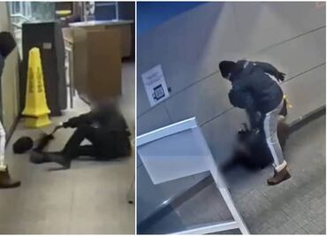 Video. Golpean brutalmente a cliente durante asalto en McDonald’s de NY