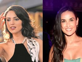 Eiza González posa junto a Demi Moore e impactan con atuendos de lujo