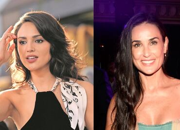 Eiza González posa junto a Demi Moore e impactan con atuendos de lujo